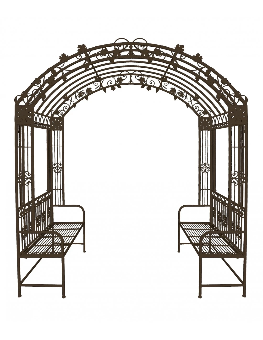 Arche En Fer Forgé 223x114xH254 Cm