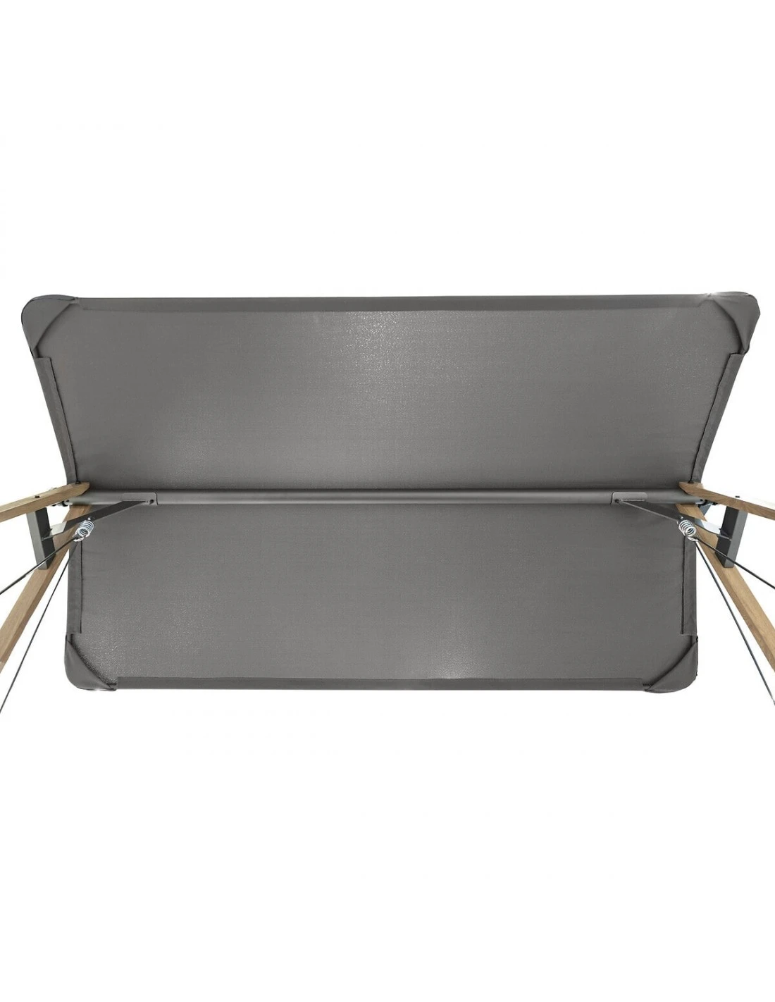 Balancelle De Jardin Soly 3 Places - Acier Effet Bois – Image 4