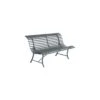 Banc De Jardin Louisiane L.150 Cm - Métal - Gris Orage
