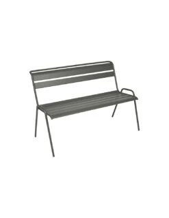 Banc De Jardin Monceau 2/3 Places En Métal Empilable - Romarin