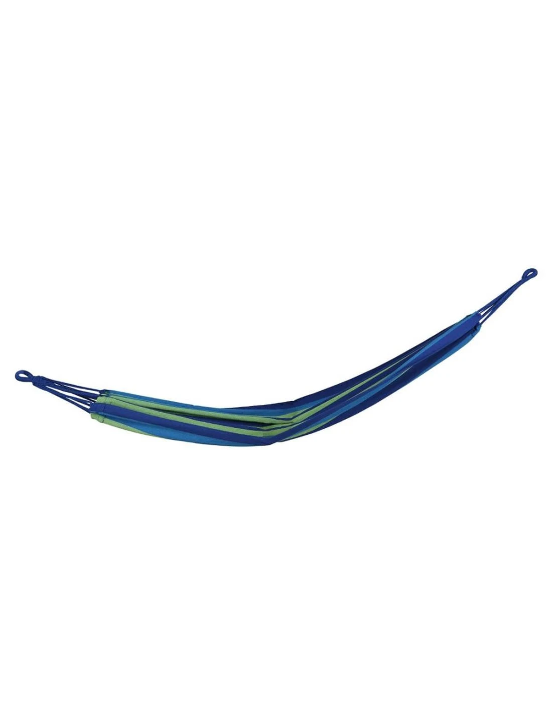Hamac De Jardin Yaqui - L.200 X P.80 Cm - Bleu Rayé Vert – Image 3