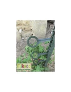 Lot De 6 Attaches Pour Tuteur Ă Tomate MIKADO 180 Cm - Vert