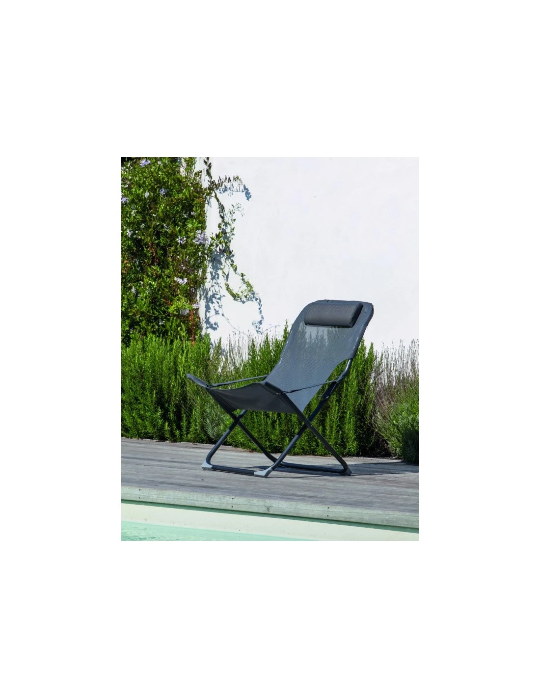 Relax De Jardin Pliant Easy - Graphite / Gris – Image 2