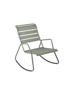 Rocking Chair Monceau En Métal - Vert Opaline